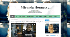Desktop Screenshot of mirandahennessy.com