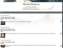 Tablet Screenshot of mirandahennessy.com